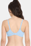 Rosaline Double Layered Non Wired 3/4Th Coverage T-Shirt Bra - Delicate Blue — thumbnail 2